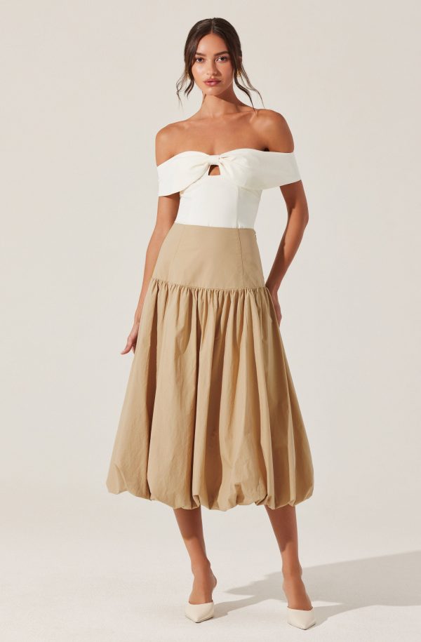 Laryn Drop Waist Bubble Skirt Fashion - Image 4