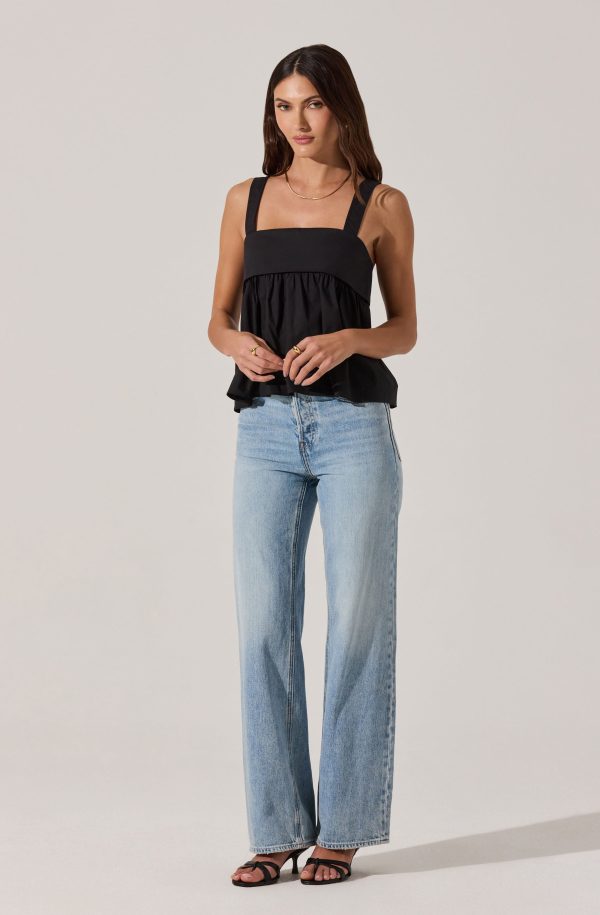 Square Neck Babydoll Top Fashion - Image 2