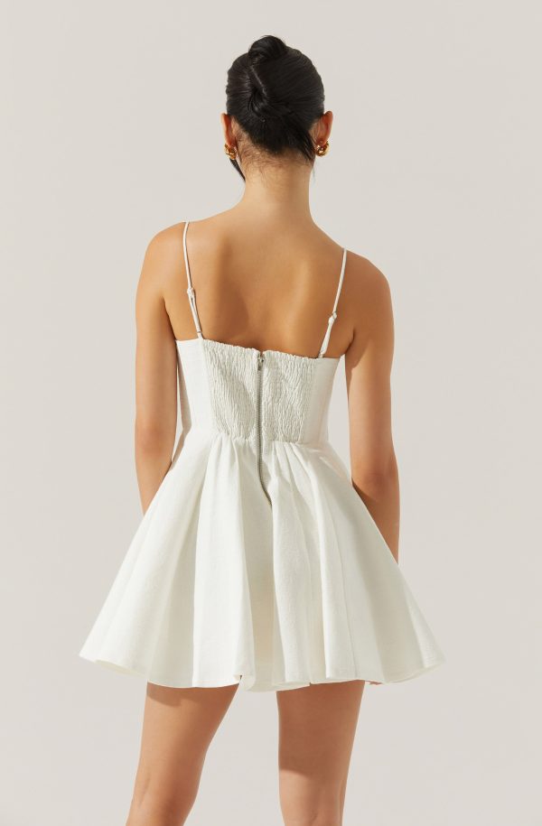 Fenna Textured Corset Mini Dress For Sale - Image 4
