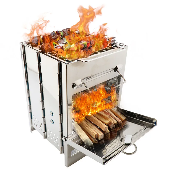 Square Camping Stove Pro - Lightweight, Foldable And Compact Stealth Angel Survival Cheap