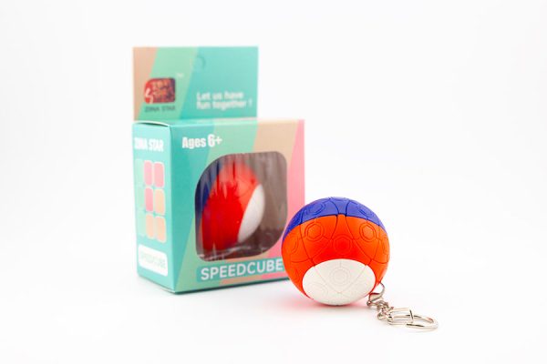 Ziina Football 2x2 Keychain Cube (3-Color) For Cheap