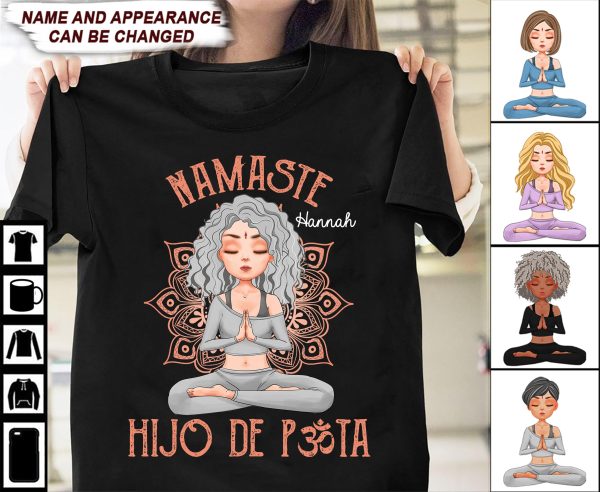 Yoga Personalized T-shirt, Personalized Gift for Yoga Lovers - TS018PS05 Online