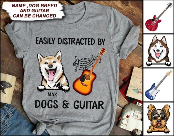 Dog Personalized T-shirt, Personalized Gift for Dog Lovers, Dog Dad, Dog Mom - TS016PS05 Online Sale